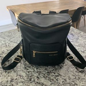 Fawn Design Mini Black Diaper Bag